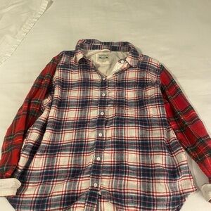 American Eagle Outfitters  Plaid Shirt - Red, Blue, Green and White